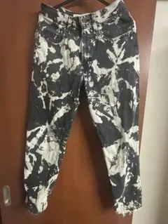 90s OLD GAP ブリーチデニム タイダイ テーパード No.4