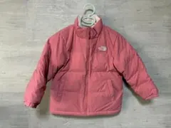 ノースフェイス キッズ120 リバーシブル 中綿 ボア ジャケット ピンク