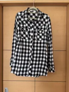 シャツ 長袖 黒