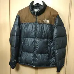 ヌプシ　ダウンジャケット Lサイズ ブラウン/ブラック　値下げ⭕️ THE NORTH FACE 大きいサイズ メンズ ノースフェイス ダウン
