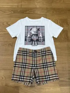 BURBERRY バーバリー ホワイト トーマスベア Tシャツ4Y104cm