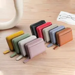 新品未使用 カードケース 本革 ジャバラ 二つ折り スキミング防止ミニ財布 軽い