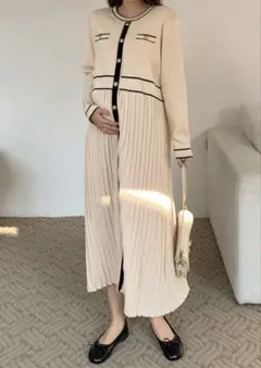 SOIM ソイム マタニティワンピース フォーユーラインニット長袖