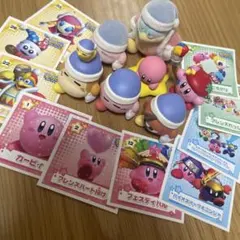【豪華17点】星のカービィ ガチャフィギュア7体＆ステッカー10枚まとめ売り
