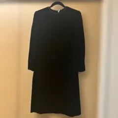 最終お値下げ　《美品》NINA RICCI ブラック ビロードワンピース 13号