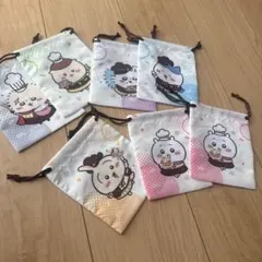 ちいかわ COCO'S コラボ第1弾ミニ巾着 7点セット