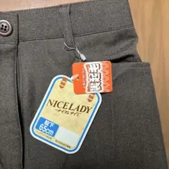 値下げNICELADY 裏起毛暖かいブラウン スラックス