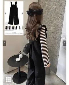 ショルダーフリルバックリボンオールインワン[dh1241]のサムネイル