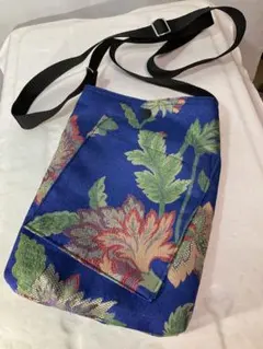 有名メーカー高級カーテン生地サコッシュショルダー ４３２