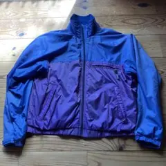 90s パタゴニア フェザーウェイトジャケット L相当 赤青 ナイロン 5181 90s パタゴニア フェザーウェイトジャケット L相当 赤青 ナイロン 5181