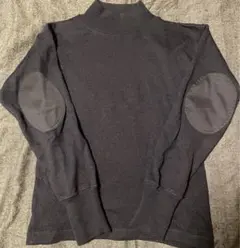 イタリア海軍 モックネック ウールセーター　ネイビー