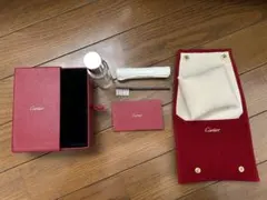 Cartier 時計、ジュエリークリーニングキット＆時計専用保存袋&ショッパー