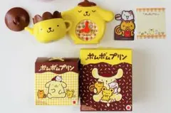 【未使用２点】ポムポムプリン おもちゃ まとめ売り　ティーポット　小物入れ　時計