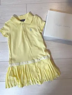 美品　ラルフローレン　プリーツポロワンピース　3T 100cm