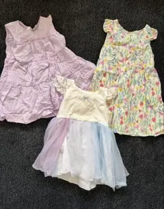 女の子　子供服　ワンピース　100 リゾート　西松屋　2歳　3歳　4歳　夏