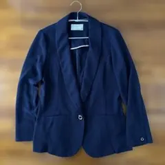 any sis ネイビー テーラードジャケット