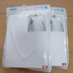 【新品未使用】エアリズム メッシュVネックT XL 2枚セット