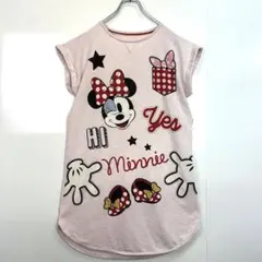 disney ディズニー レディースTシャツ ピンク ミニーマウス ヴィンテージ