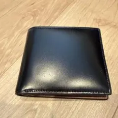 MURA 二つ折り財布 ブラック×ブラウン