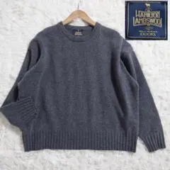 アーバンリサーチドアーズ　ハミルトンウールクルーワイドプルオーバー　グレー　M