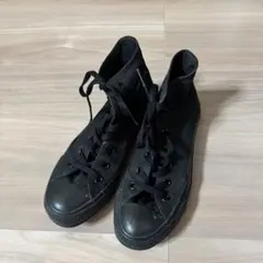 コンバース　オールブラック　ハイカット