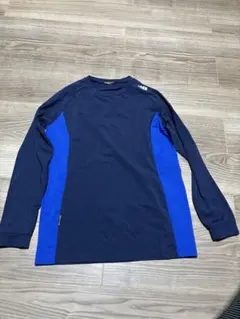 adidas CLIMAWARM 長袖トレーニングシャツ ネイビー系 M相当