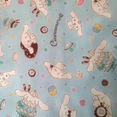 シナモロールスイーツプリント生地*サンリオシナモン☆縦50×横約36cｍ