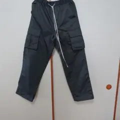 Danke Schonカーゴパンツ ダークグレー ウエストゴム　新品のサムネイル
