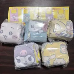 ちいかわ×サンリオキャラクターズ エコバッグ ガチャ コンプ5点セット