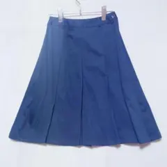ホコモモラ フレアスカート シンプル ネイビー (L)のサムネイル