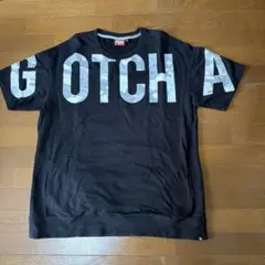 GOTCHA カモフラロゴ クルーネックTシャツ ブラック XXLのサムネイル