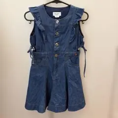 kate spade NEW YORK デニム風ジャンバースカート 120cm
