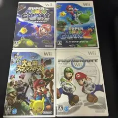 スーパーマリオギャラクシー1,2 マリオカートwii スマッシュブラザーズX