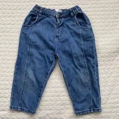 【美品】ZARABABY ザラベビーバルーンフィットデニムパンツ 98（100）