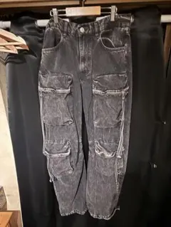 （最終値下げ‼️）ZARA ダークグレー カーゴパンツ EUR38