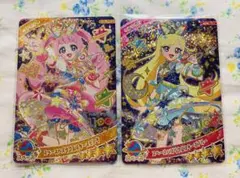 ひみつのアイプリ　スペースバズリウムスターブルー　ピンク　ひまり　みつき