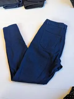 スキニーデニム ダークブルー