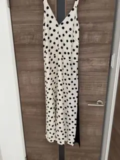 ZARA ドット柄キャミワンピース