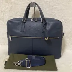 希少✨】FUJI TAKA ネイビー レザー 2wayショルダーバッグ - メルカリ