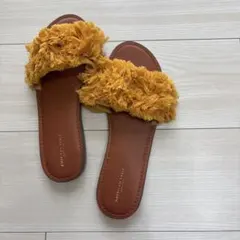 AMERICAN EAGLE フリンジサンダル イエローのサムネイル