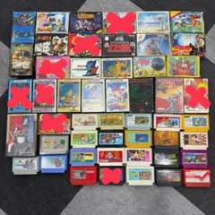 ファミコン ソフト 50本 まとめ売り
