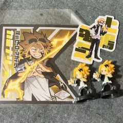 ヒロアカ　上鳴　ポストカード　ステッカー　ポーチ　チョコエッグ　上鳴電気　爆豪