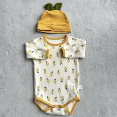 レモン ロンパース 73センチ