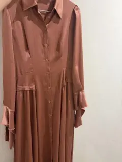 Marin 様Aimeine スタンドカラーボタンワンピース ネイビー S - メルカリ