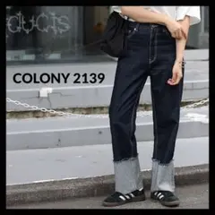 COLONY 2139 ロールアップデニム パンツ ネイビー L 【190