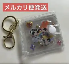 【正規品】パワーパフガールズ ミニシール帳　スパンコールパーティー　キーホルダー