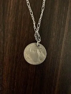 アメリカ ウォーキングリバティ 50セント銀貨 コインペンダントトップ