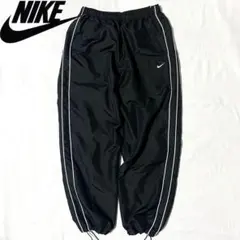 ナイキ トラックパンツ ナイロン XL サイドライン ブラック ドローコード