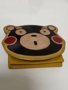 くまもん　本革小銭入れ
