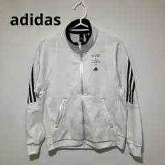 【adidas】　白　レディース M ジャージ　長袖